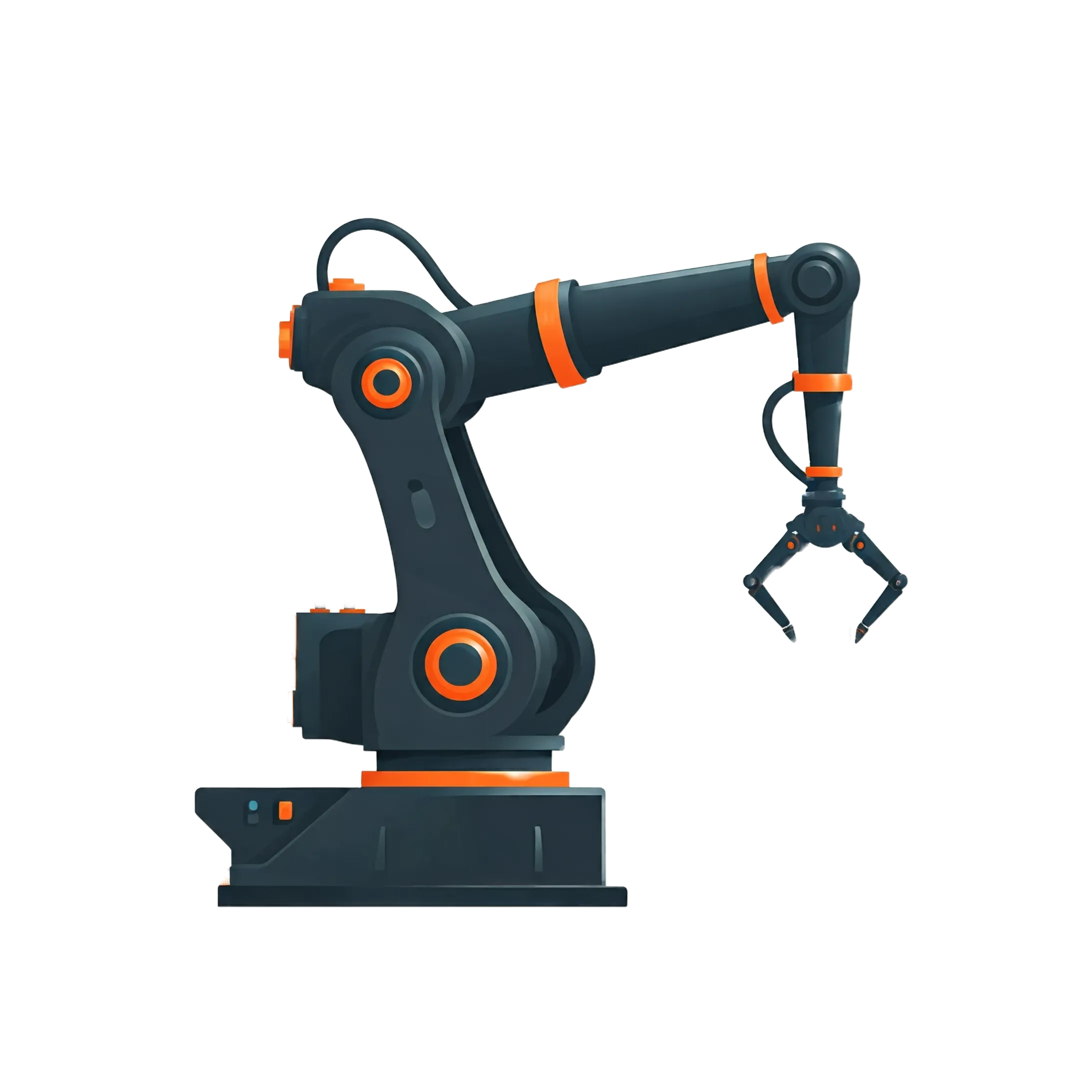 Illustration of robotic arm.